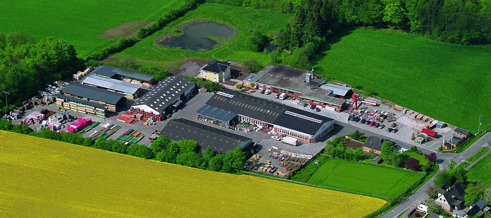 Der Baumarkt Vierck damals in Sörupholz