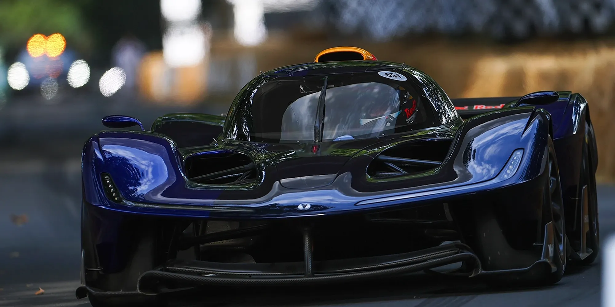 Harrison Newey drives the first RB17 prototype at Goodwood Festival of Speed 2026