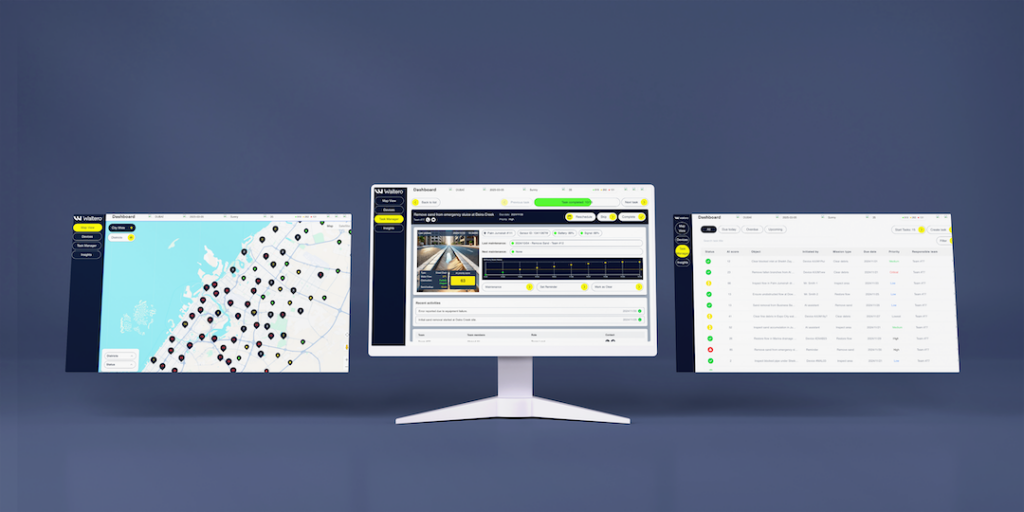waltero software dashboard