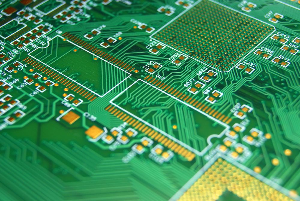 printed circuit board stock image