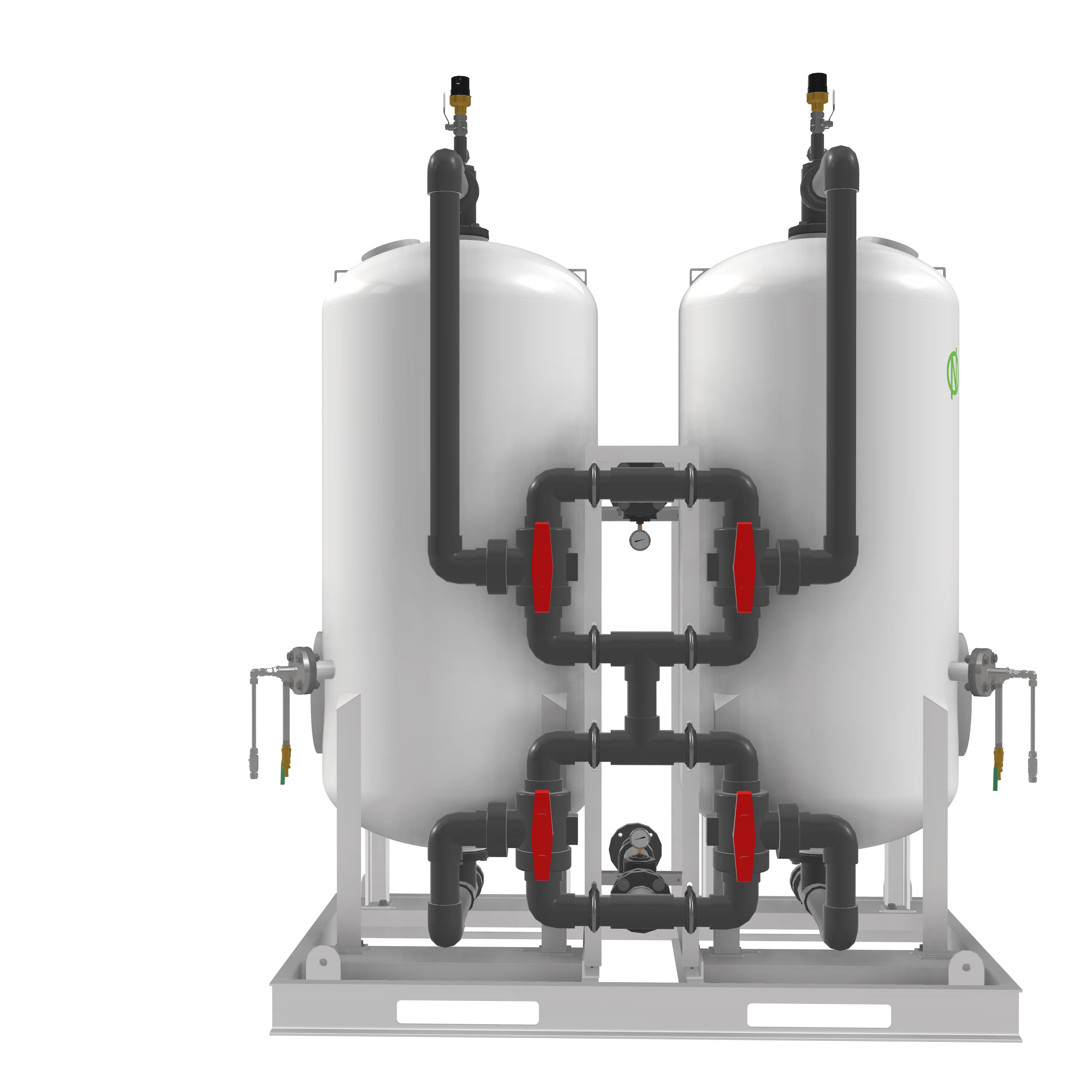 SORB system image showing contaminant removal technology for PFAS and trace pollutants in water treatment