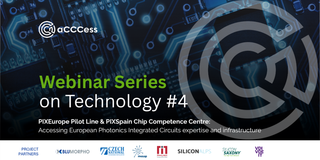 Banner van de aCCCess-webinarreeks over technologie, sessie 4 met PIXEurope en PIXSpain