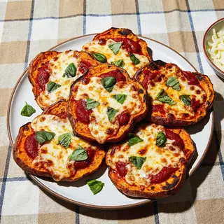 MINI
SWEET
POTATO
PIZZAS