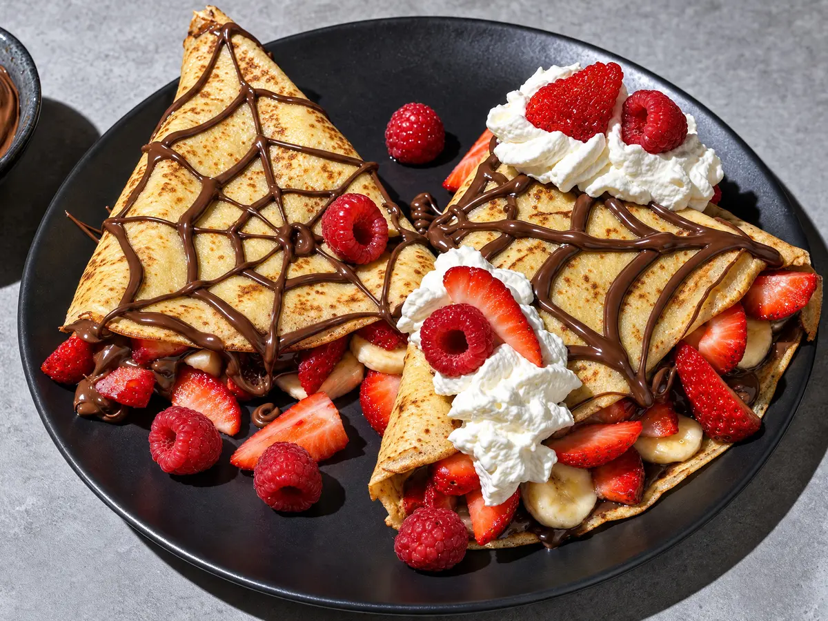 Creepy Crepes – finished dish