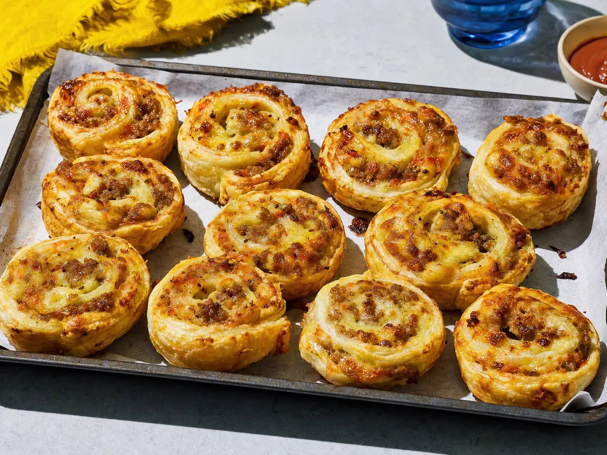 Sausage Roll Scrolls – finished dish