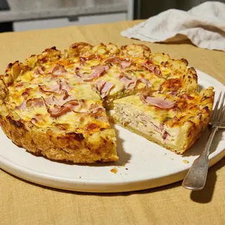 POTATO
CRUSHED
QUICHE