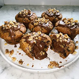 CHOC-
HAZELNUT
COOKIE
MUFFINS