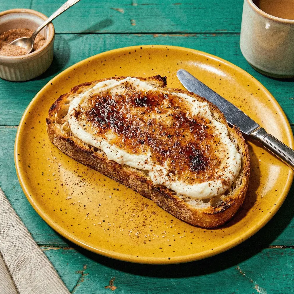 Ricotta Cheese Cinnamon Toast – finished dish