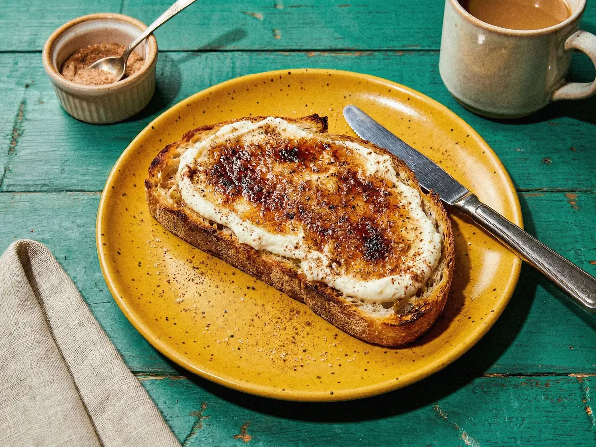 Ricotta Cheese Cinnamon Toast – finished dish
