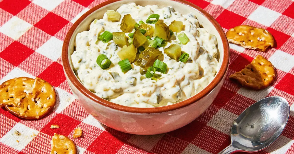 Pickle Dip Recipe | Quick &amp; Easy Dip Recipe
