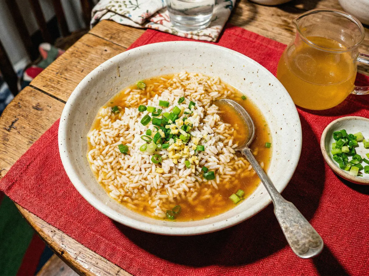 Brothy Rice – finished dish