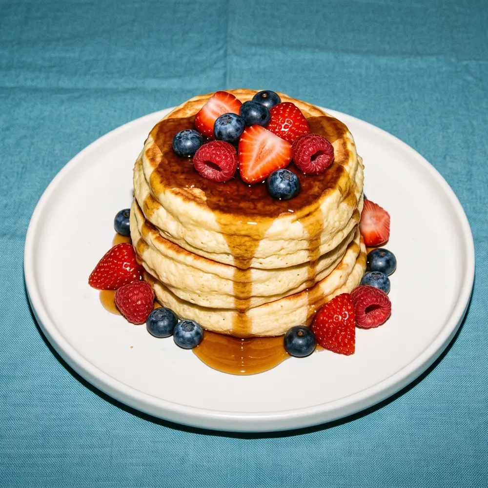 Fluffy Japanese Pancakes – finished dish