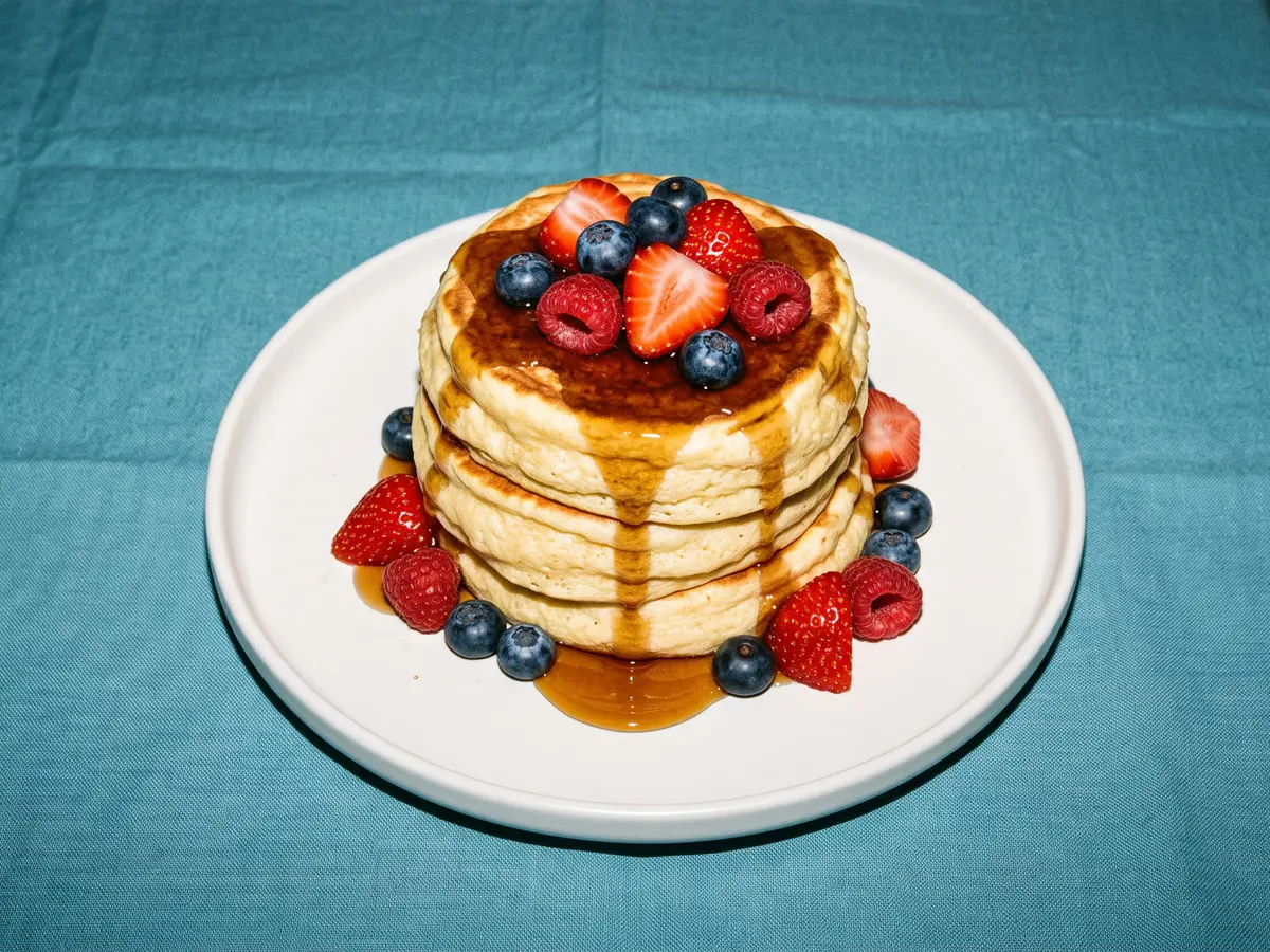 Fluffy Japanese Pancakes – finished dish