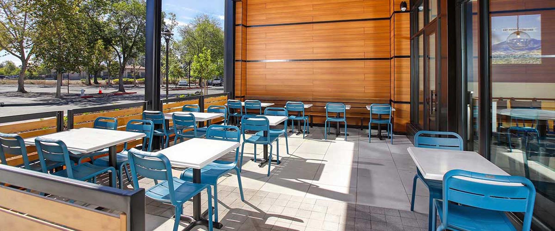 Mendocino Farms Concord patio