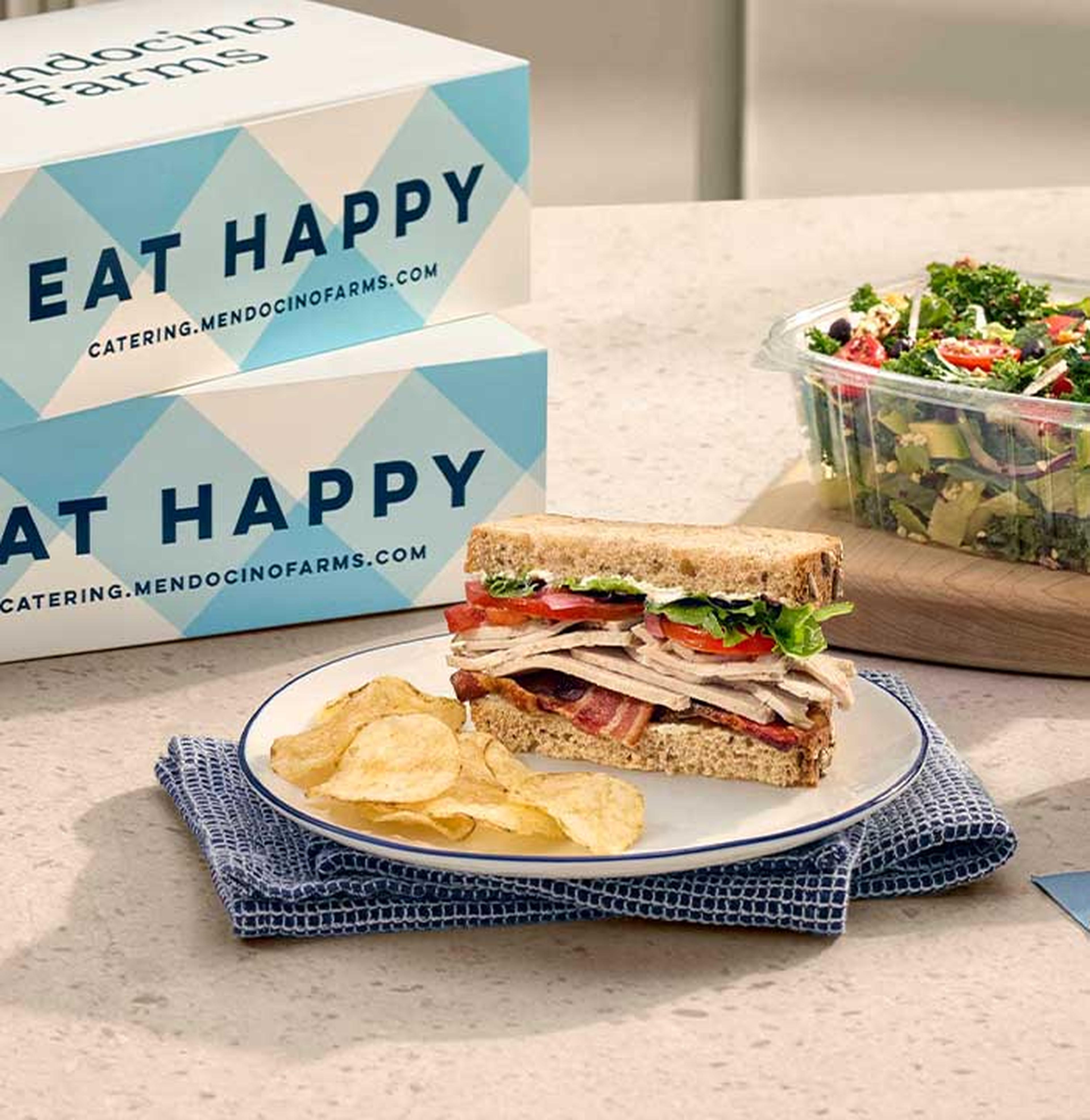 Catering boxed lunches