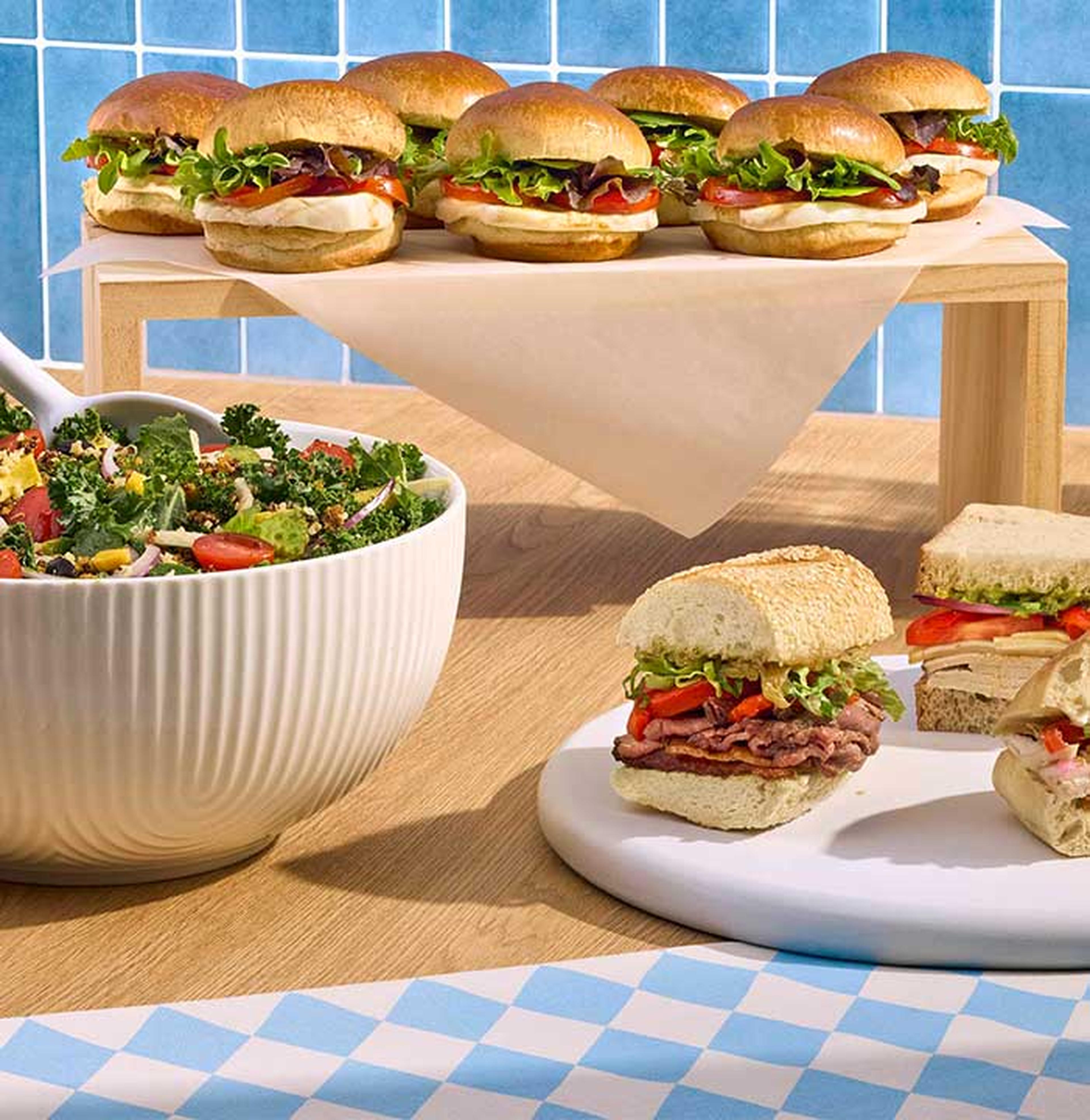 Catering a la carte items - sandwiches, salads, cocktail sandwiches