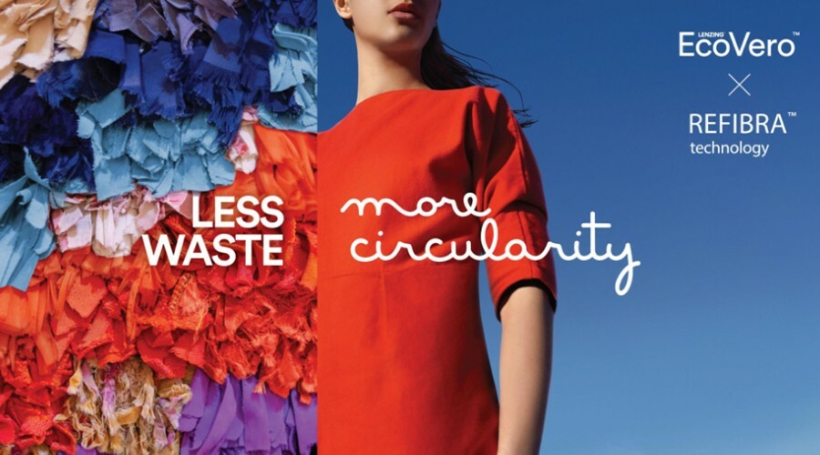 Lenzing steps up circularity with LENZING™ ECOVERO™ fibers with REFIBRA™ technology