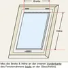 Maßanleitung für maßgefertigte Dachfenster-Rollos