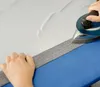 Saum wird gebügelt