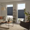 Plissee Rollos im Wohnzimmer
