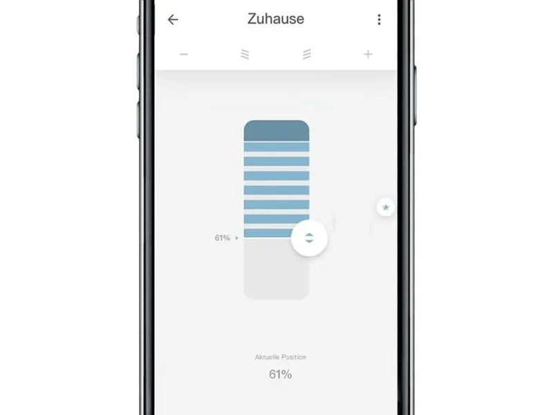 Motion-App, mit der die Smart-Home-Rollos gesteuert werden können
