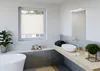 Plissee im Badezimmer