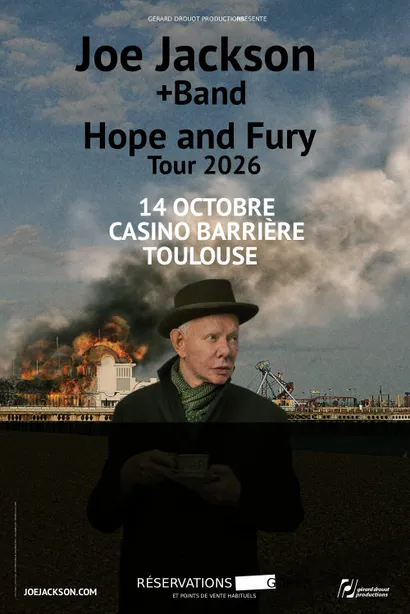 Joe Jackson + Band au Casino Barrière Toulouse