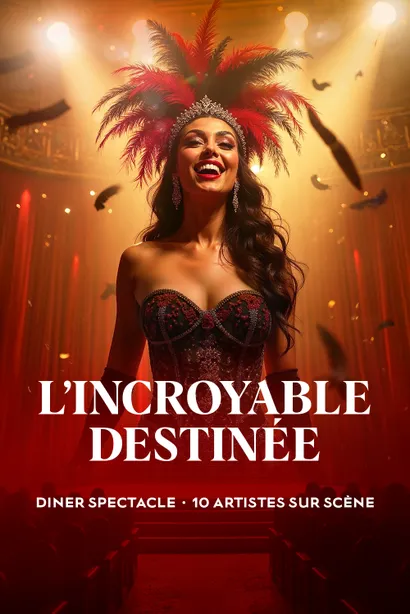 Affiche du spectacle L'incroyable destinée