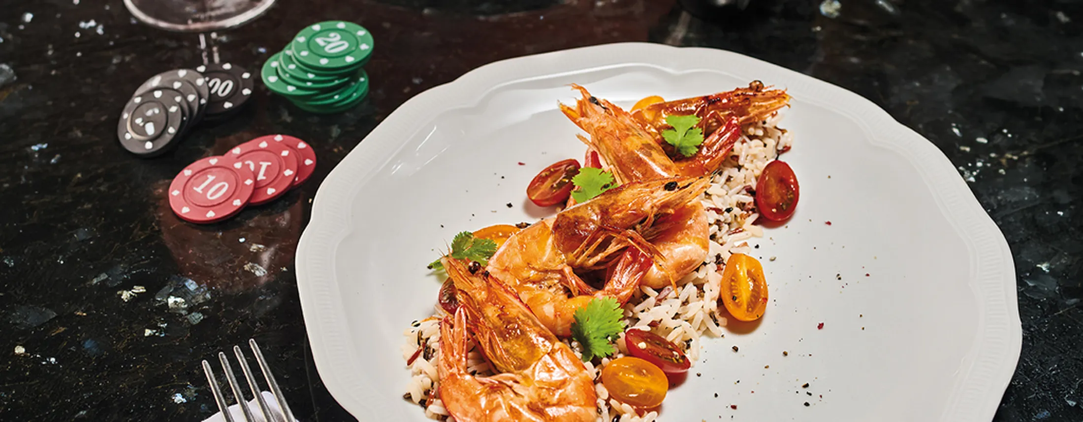 L'As du chef, Gambas Tiger à la Provençale dans les Casinos Barrière