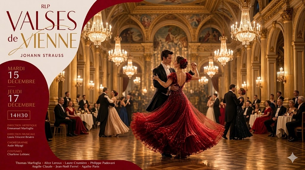 Affiche Valses de Vienne en concert au Casino Barrière Enghien-les-Bains