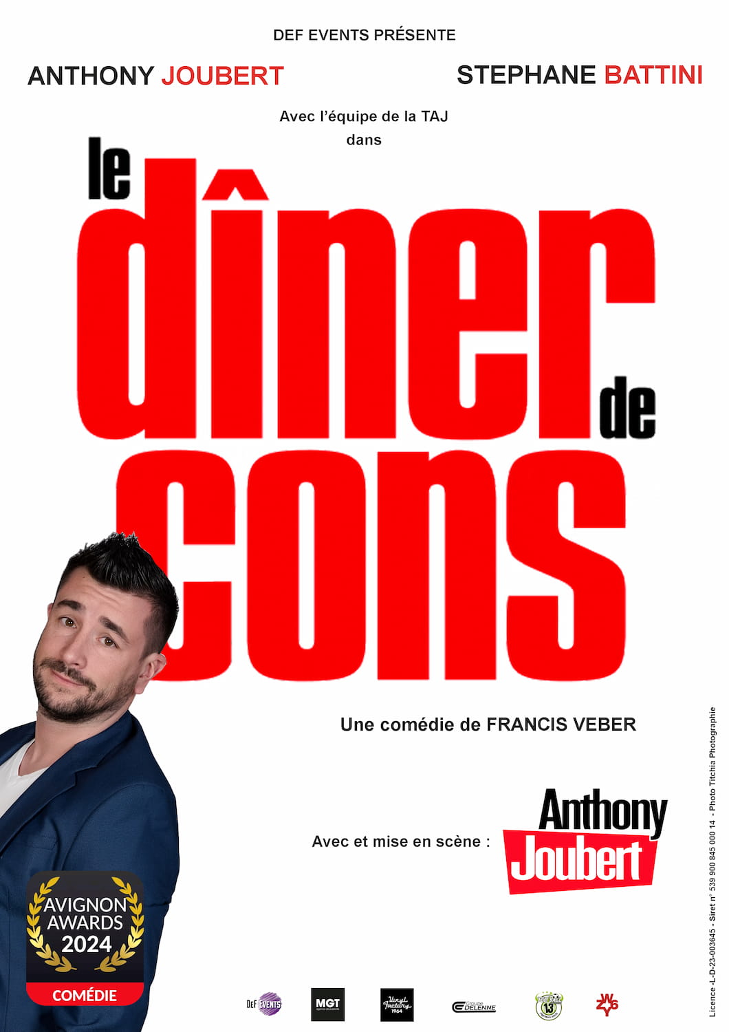 Le Dîner de Cons par Anthony Joubert — Casino Barrière Menton