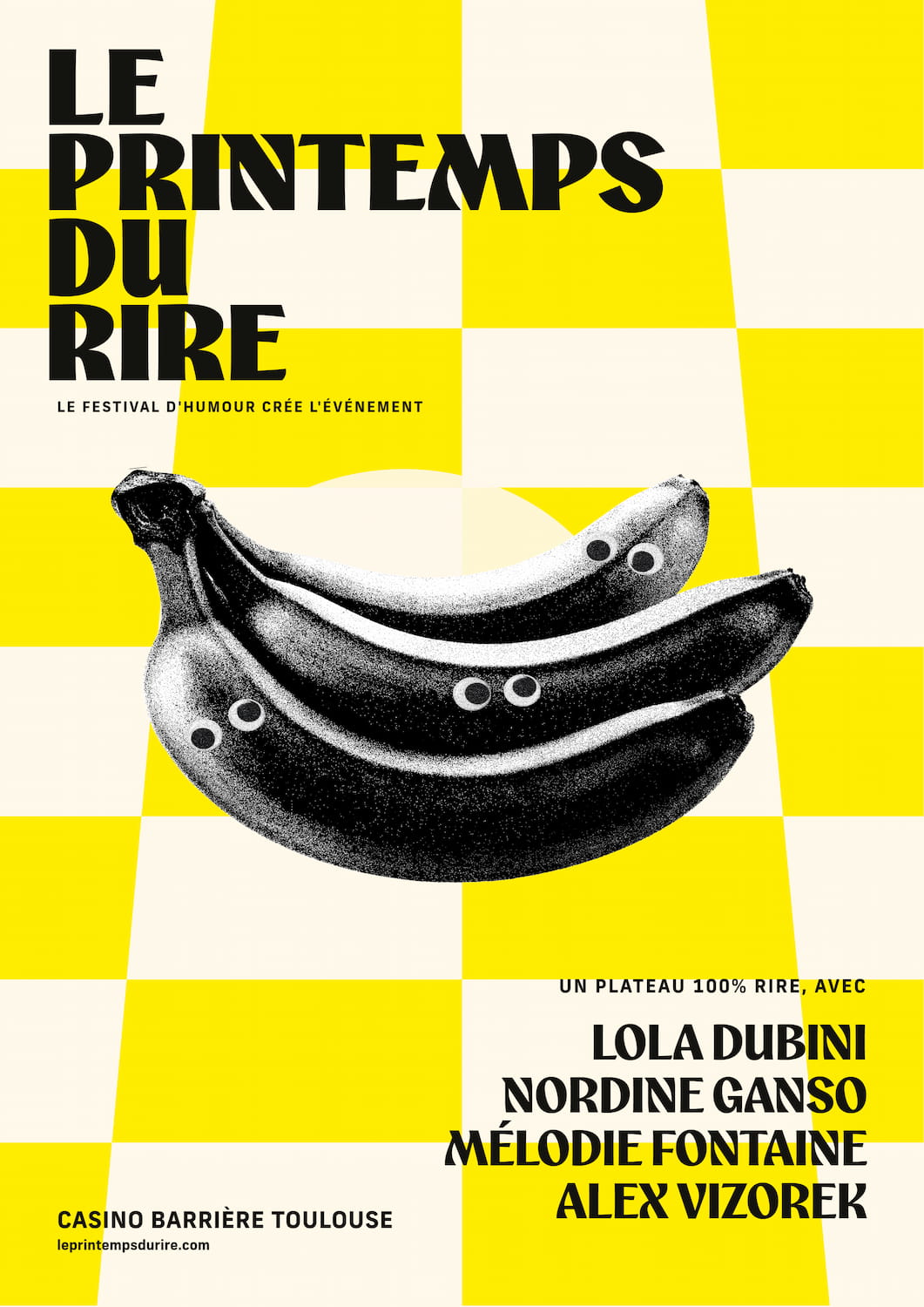 Affiche Plateau 100% Rire en concert au Casino Barrière Toulouse