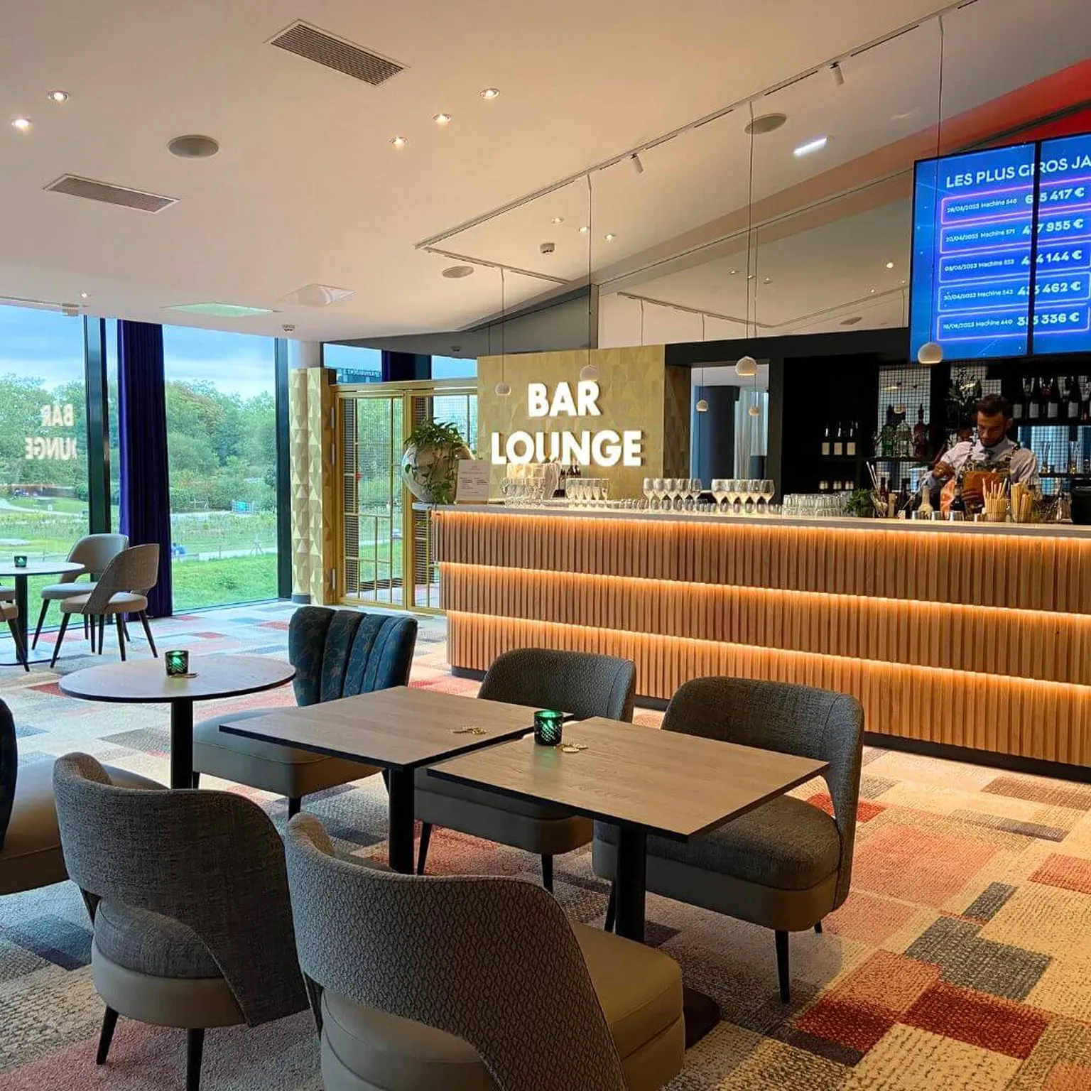 Bar Lounge à l'hôtel Barrière Lille