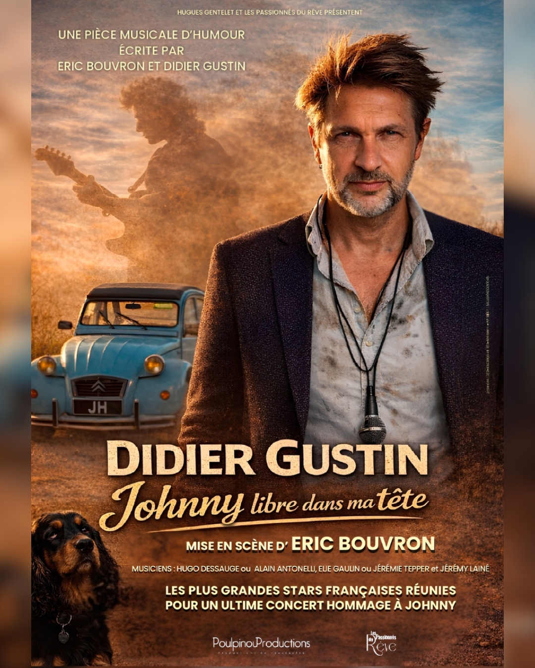 Affiche Didier Gustin en concert au Casino Barrière Enghien-les-Bains