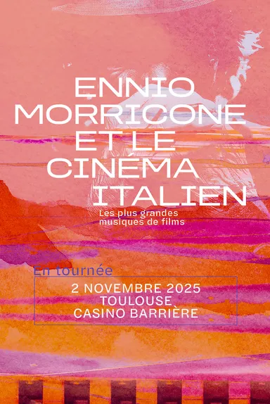 Affiche du spectacle d'Ennio Morricone