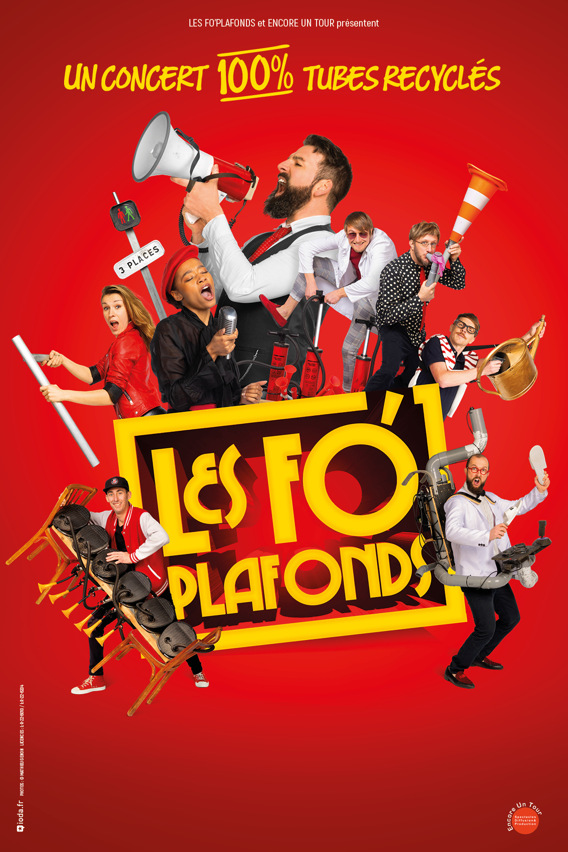 Affiche Les Fo' Plafonds en concert au Casino Barrière Toulouse