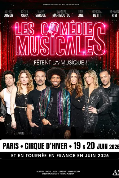 Affiche du spectacle Les  comédies musicales