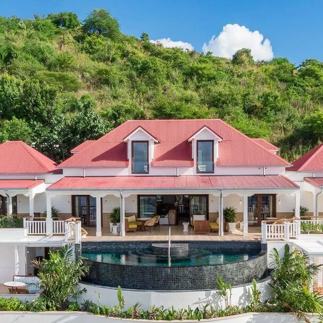 Saint Barth Carl Gustaf la Villa Diane façade