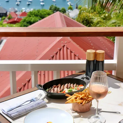 La carte du déjeuner - Fouquet's Saint-Barth