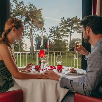 Dîner en amoureux au Fouquet's à l'hôtel Le Royal à La Baule