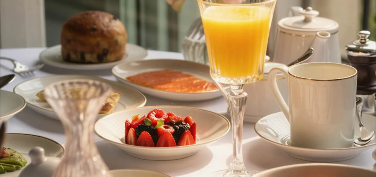Chambre Supérieure _ Petit-déjeuner - Palace Fouquet's Paris