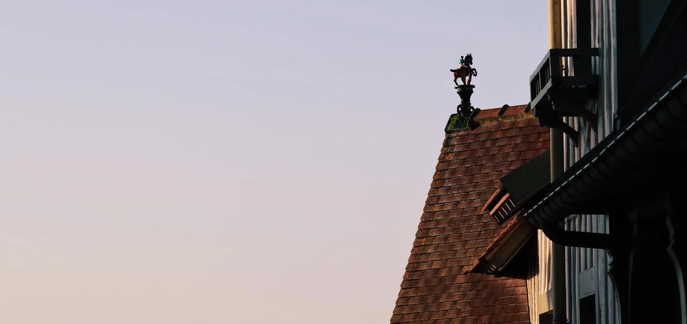 Deauville, couché de soleil