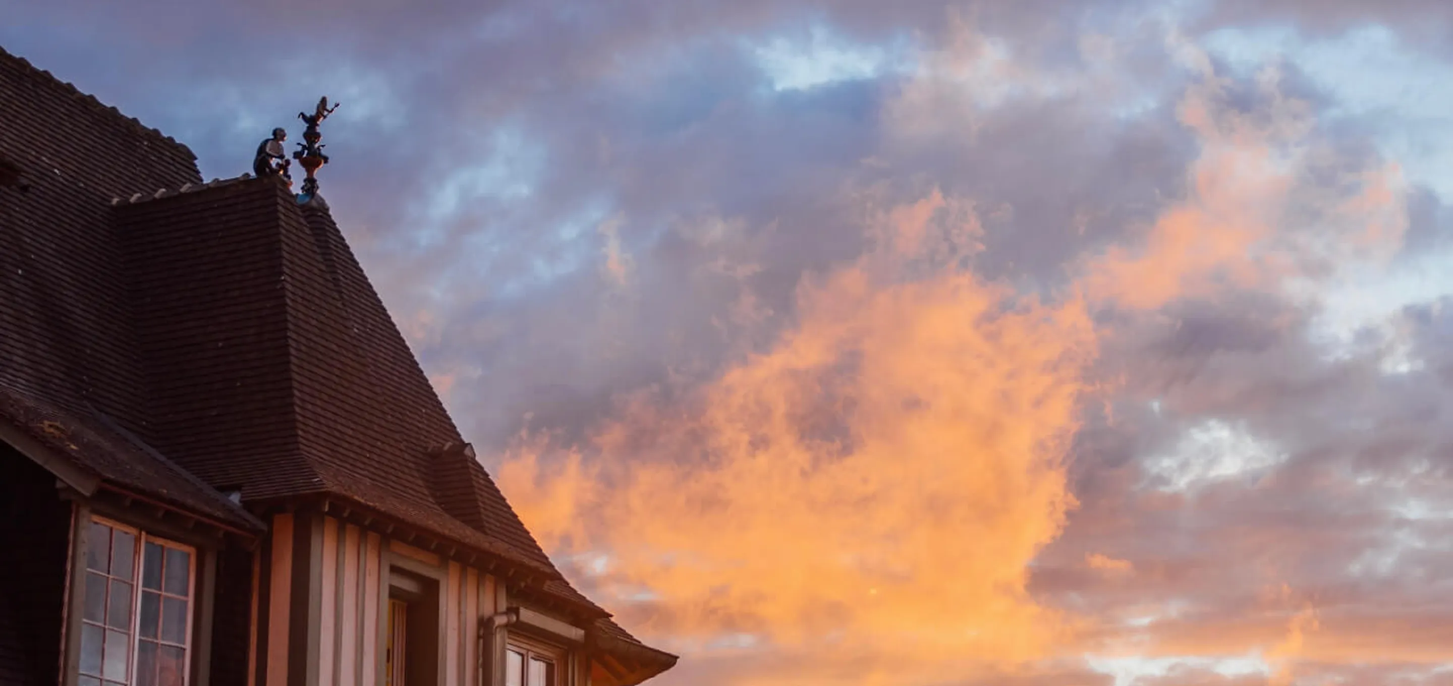 Couché de soleil à Deauville