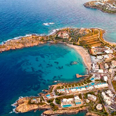 Vue aerienne Fouquet's Mykonos