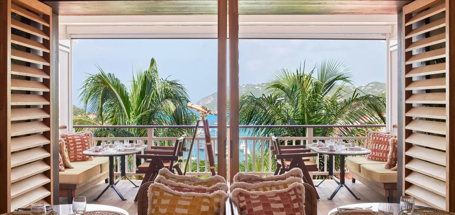 Terrasse du restaurant Beefbar Saint-Barth
