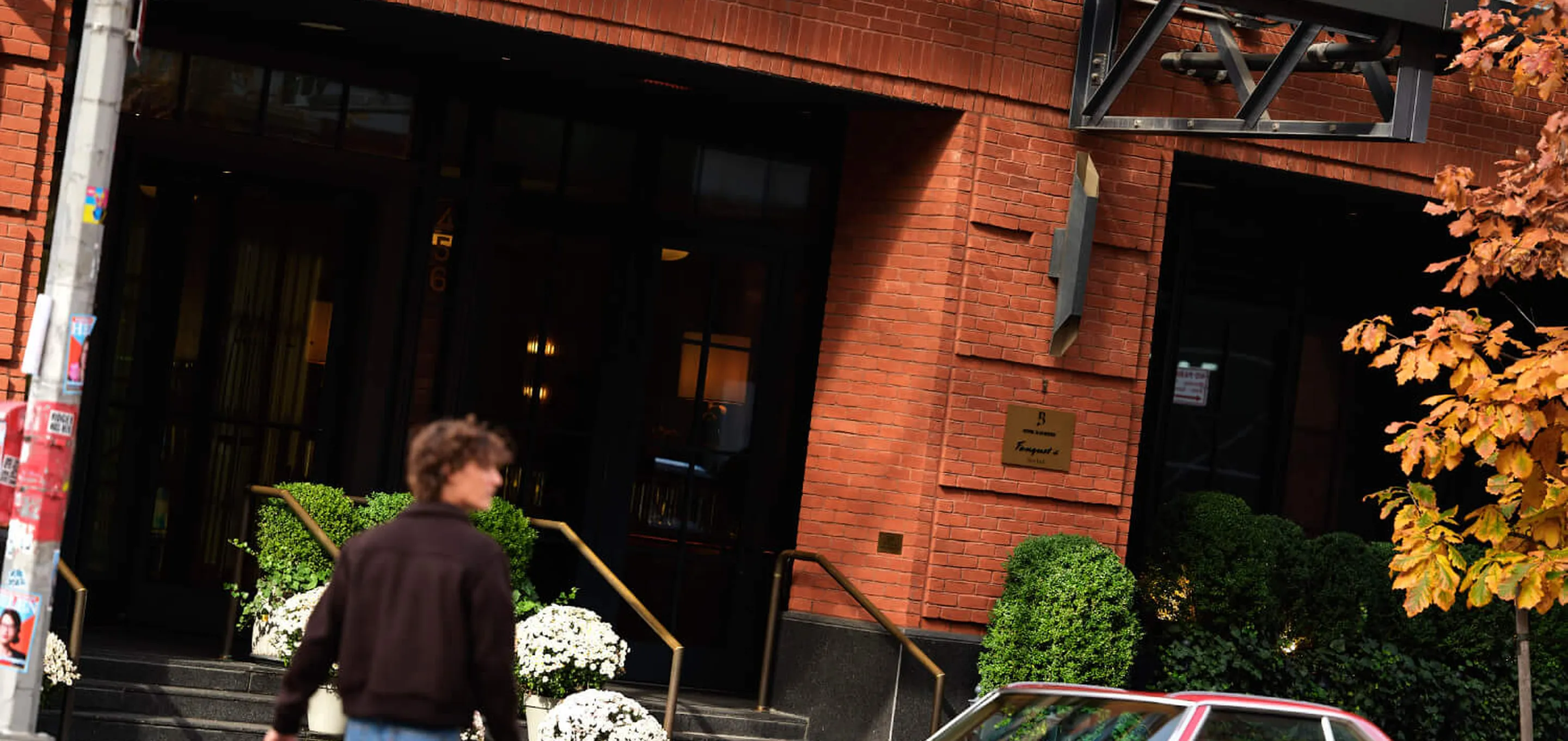Entrée de l'hôtel Fouquet's New York