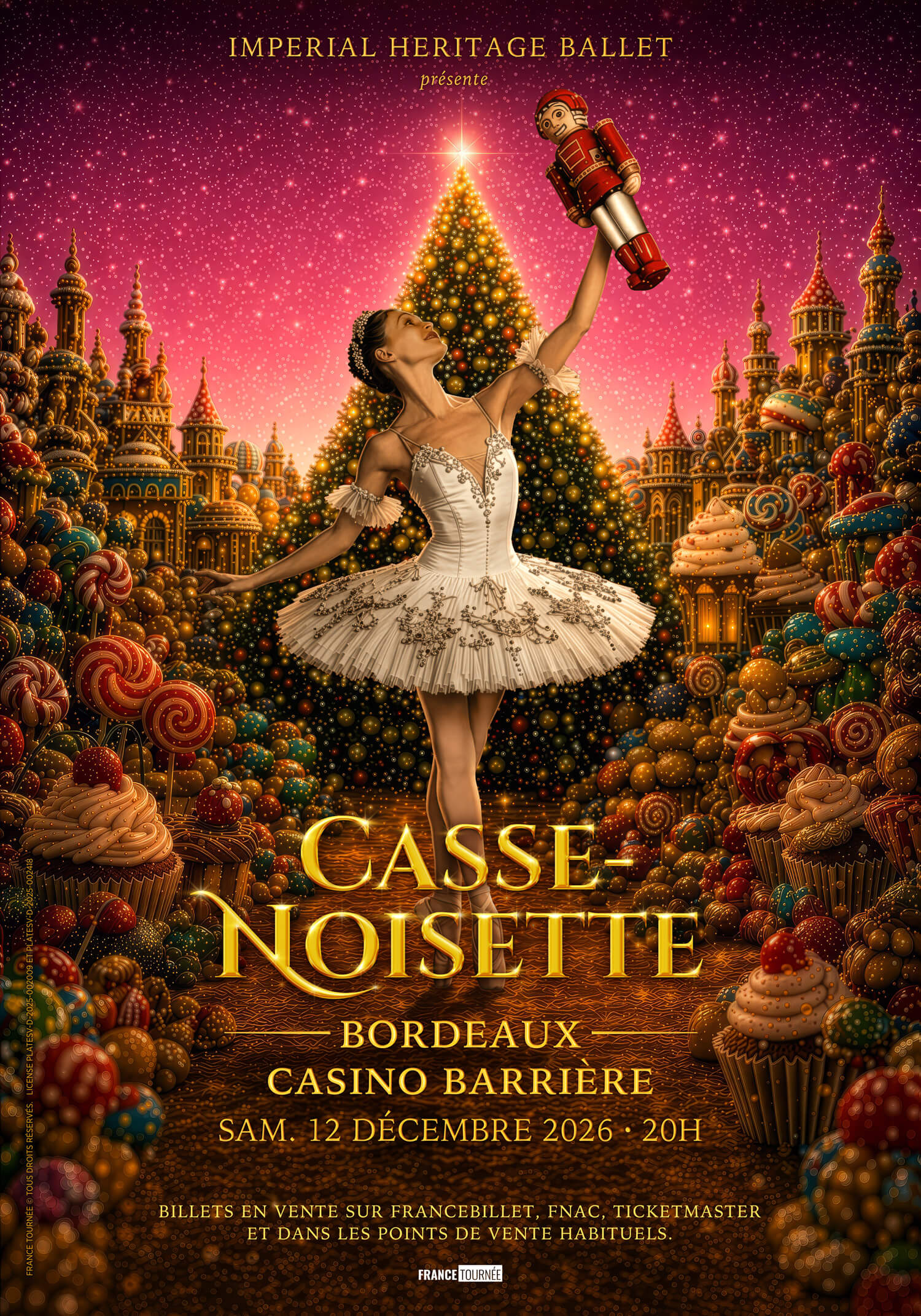 Affiche Casse Noisette en concert au Casino Barrière Bordeaux