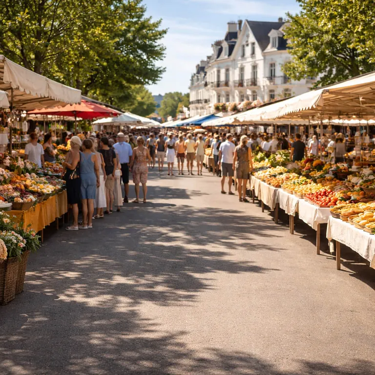 Visite du marché de La Baule