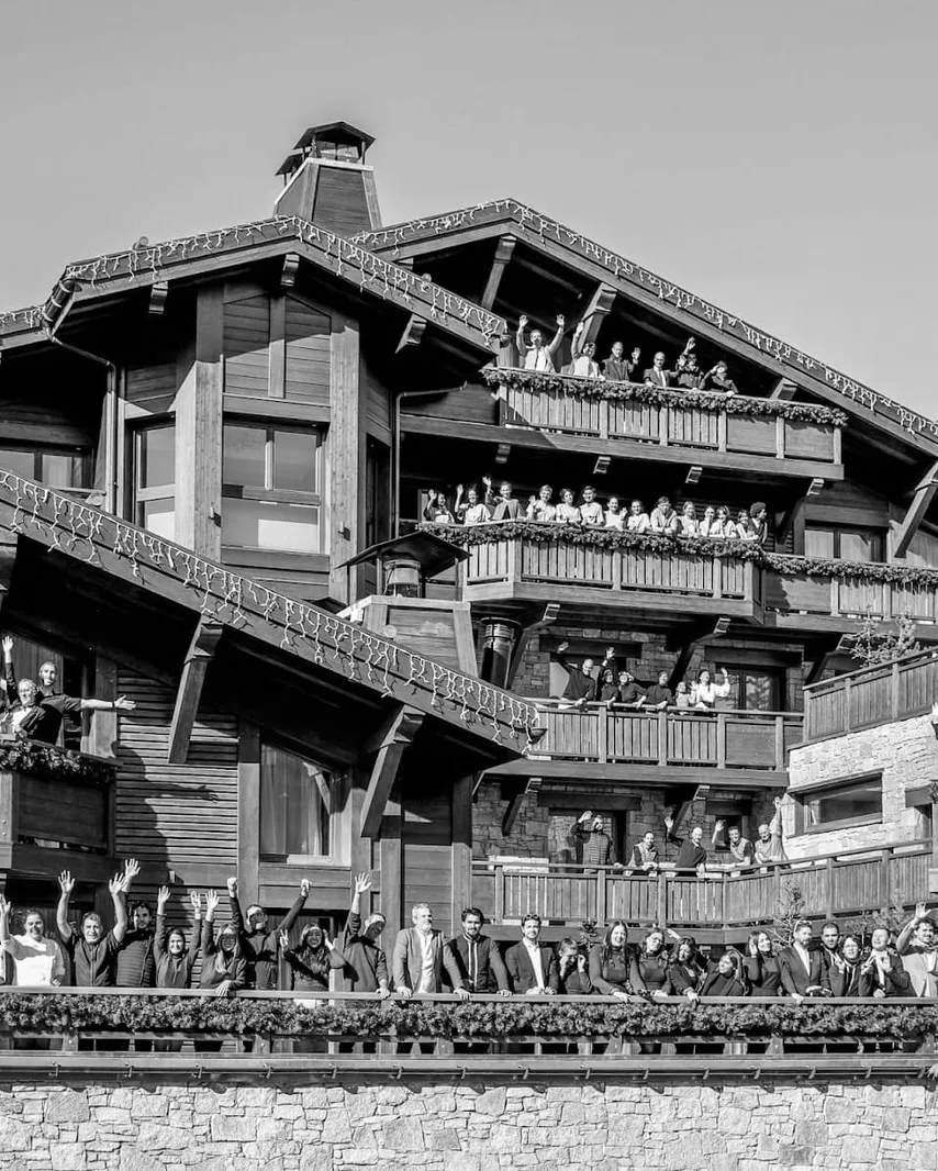 Les équipes de l'Hôtel Barrière Les Neiges