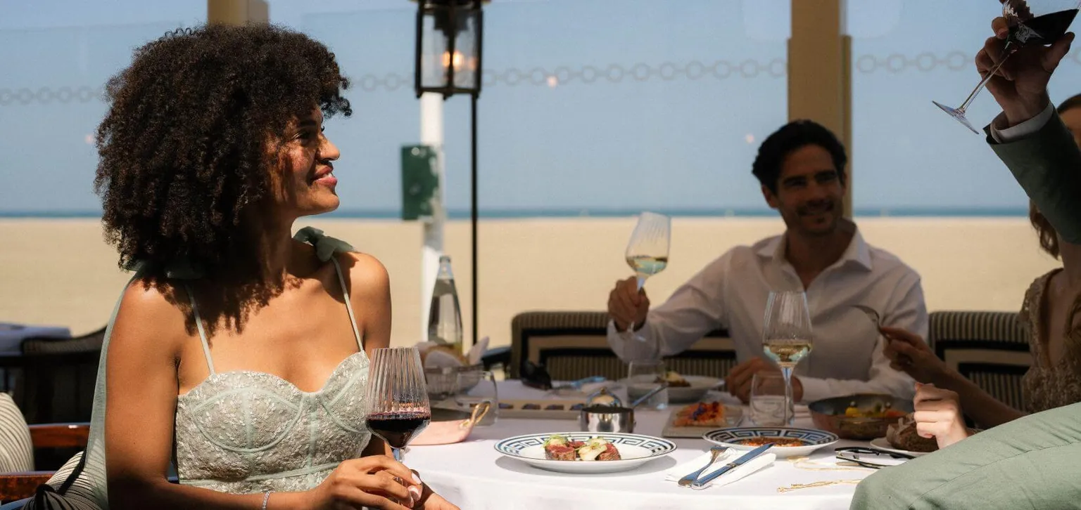 Déjeuner sur la terrasse du restaurant Ciro's Deauville